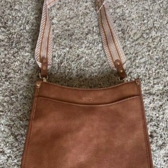 Vegan Leather Crossbody Bags For Women  2Pcs Hobo Handbag Wallet Set w/ 2 Strap - Picture 1 of 3